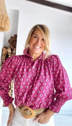 Blusa Barbate buganvilla