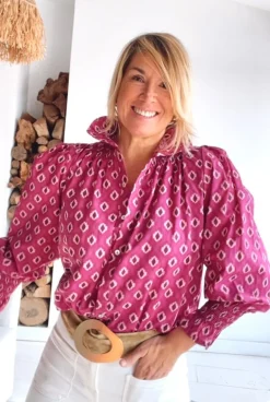 Blusa Barbate buganvilla