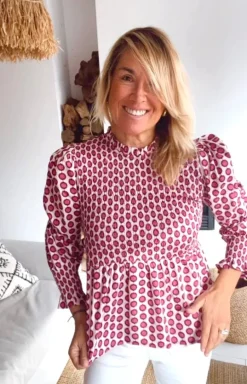 Blusa Philadelphia buganvilla