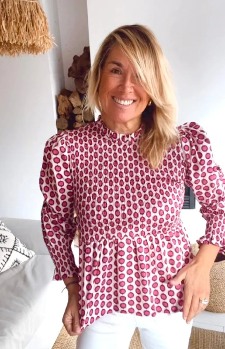Blusa Philadelphia buganvilla