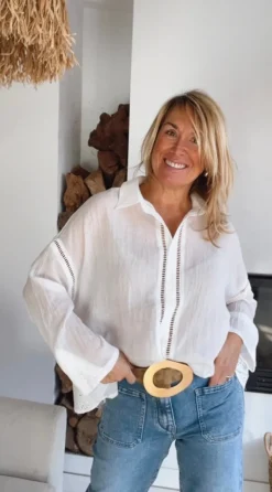 Camisa Carmen Blanca