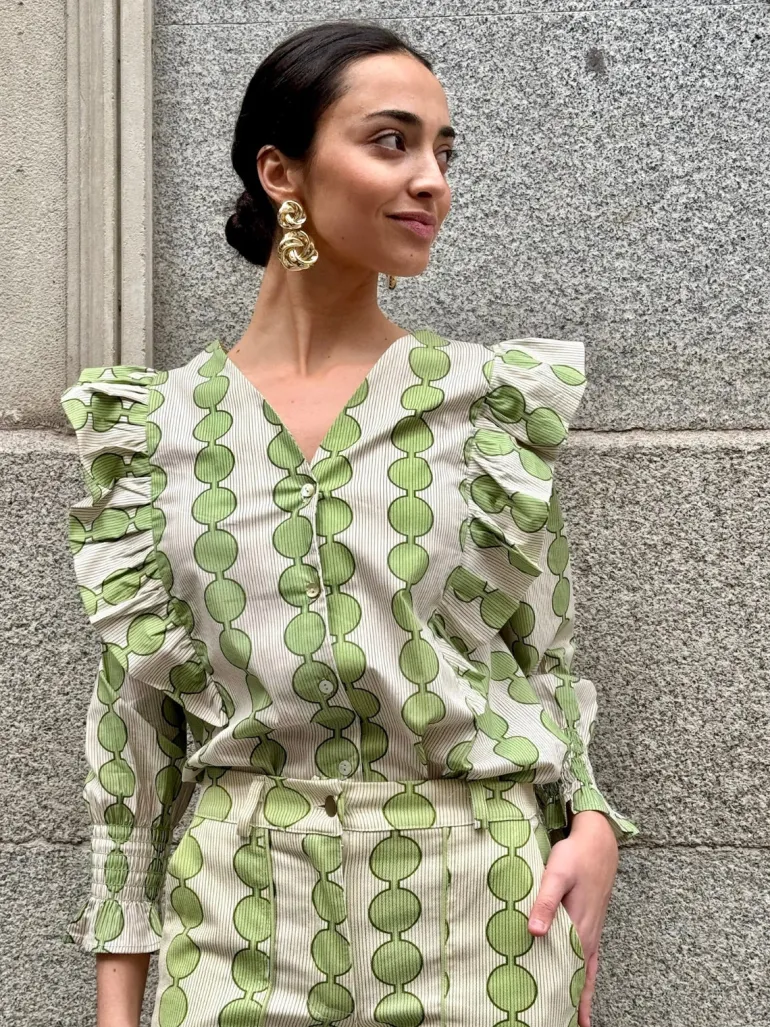 Camisa Sunset verde