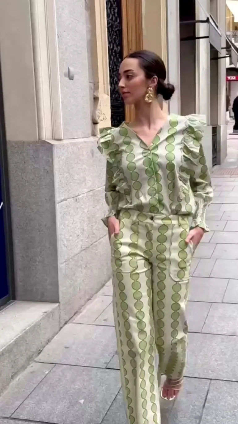 Camisa Sunset verde