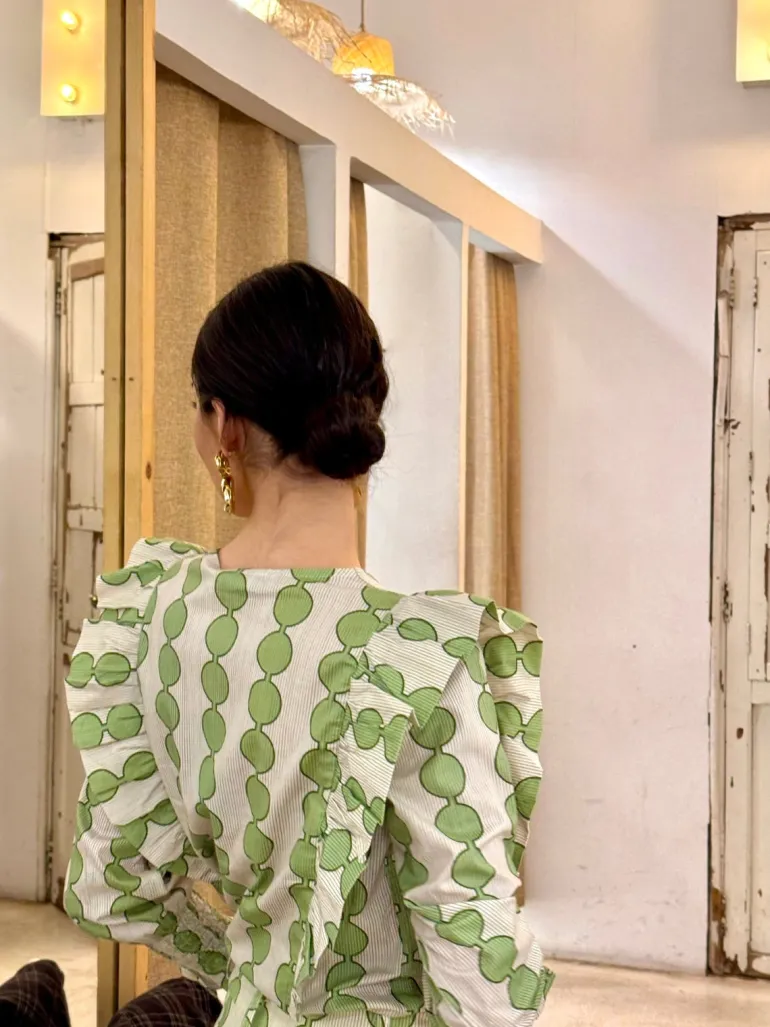 Camisa Sunset verde
