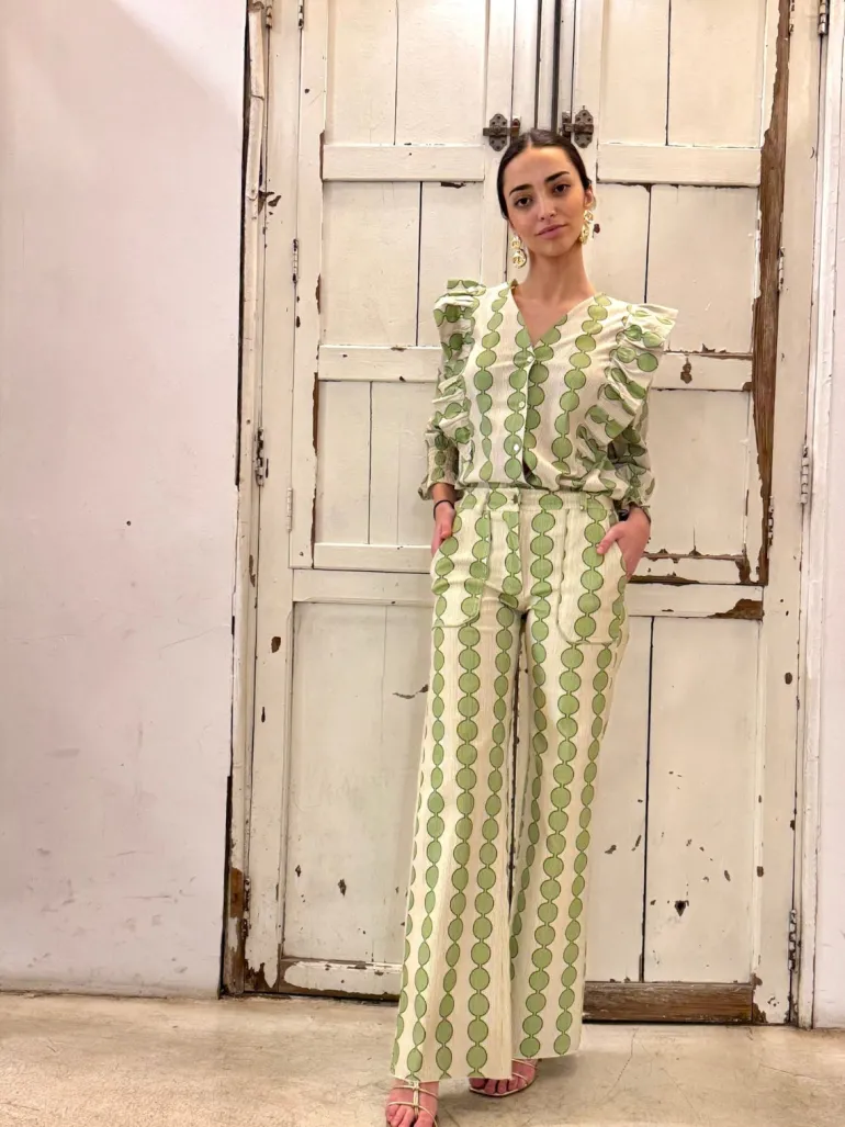Camisa Sunset verde