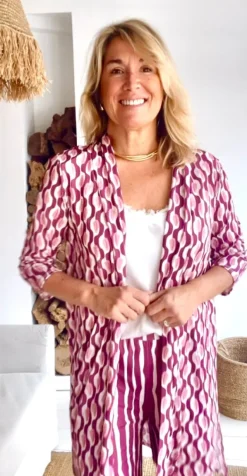 Chaqueta buganvilla