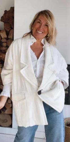 Chaqueta Obet Blanca