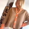 Chaqueta Suiza camel