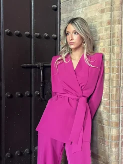 Traje Santorini buganvilla