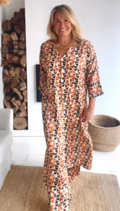 Vestido Africa marrón