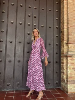Vestido Bailma buganvilla (PREVENTA)