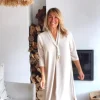 Vestido Laura beige