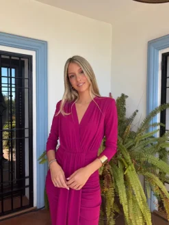 Vestido Manhattan fucsia