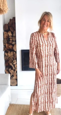 Vestido Marilyn marrón