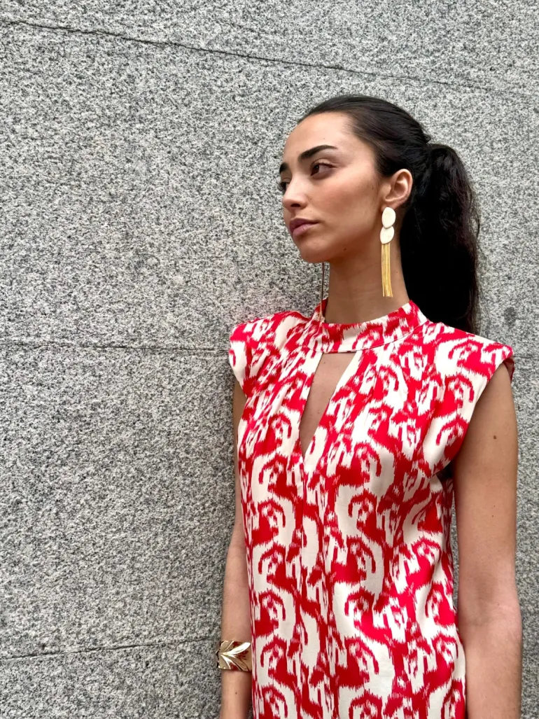 Vestido Siena rojo