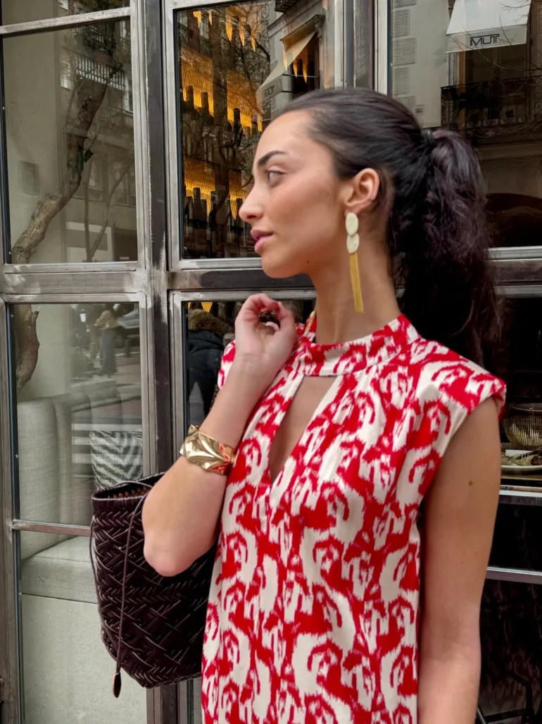 Vestido Siena rojo
